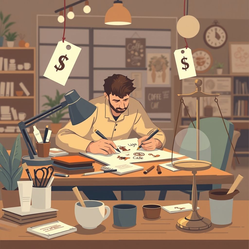 ราคาออกแบบโลโก้ร้านกาแฟมืออาชีพ คุ้มค่าหรือไม่